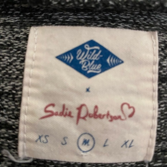 Charcoal Grey Cardigan with Lace - Picture 4 of 4